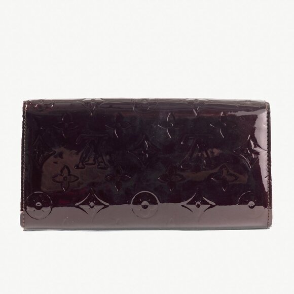 Louis Vuitton Sarah Amarante Monogram Vernis Leather Wallet - Picture 4 of 10